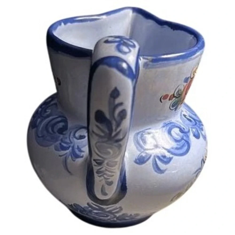 VTG. Vestal Alcobaça‎ Portugal Hand Painted Pitcher 5